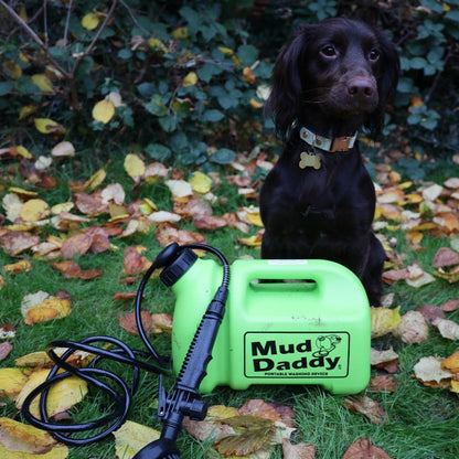 Mud Daddy Green - Side with dog